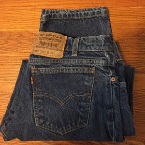 👖Levi’s 550 relaxed fit, tapered leg